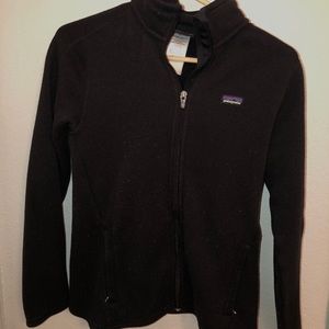 Black Patagonia zip up jacket